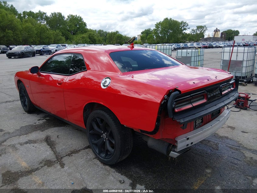Vin: 2c3cdzbt5hh627334, lot: 45465586, dodge challenger r/t plus 20173