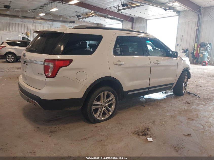 Vin: 1fm5k8d82hga58155, lot: 45465637, ford explorer xlt 20174
