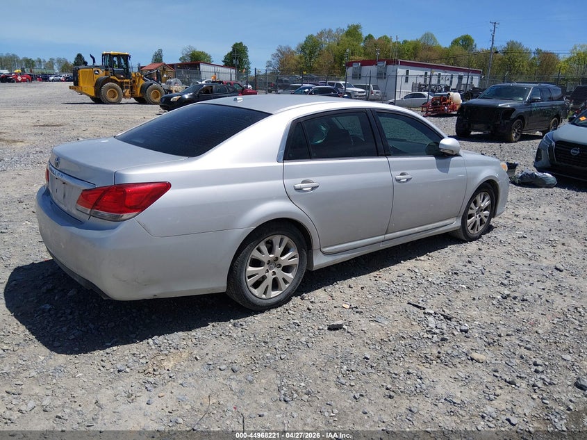 2012 Toyota Avalon 3.5 silver Lot 111044968221 Vin 4T1BK3DB4CU453384