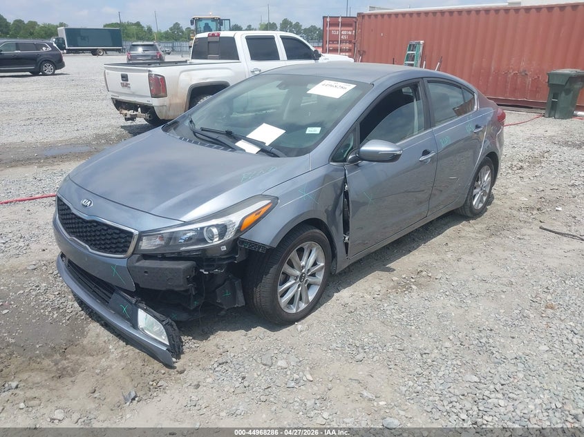 Vin: 3kpfl4a70he114944, lot: 45465707, kia forte s 20172