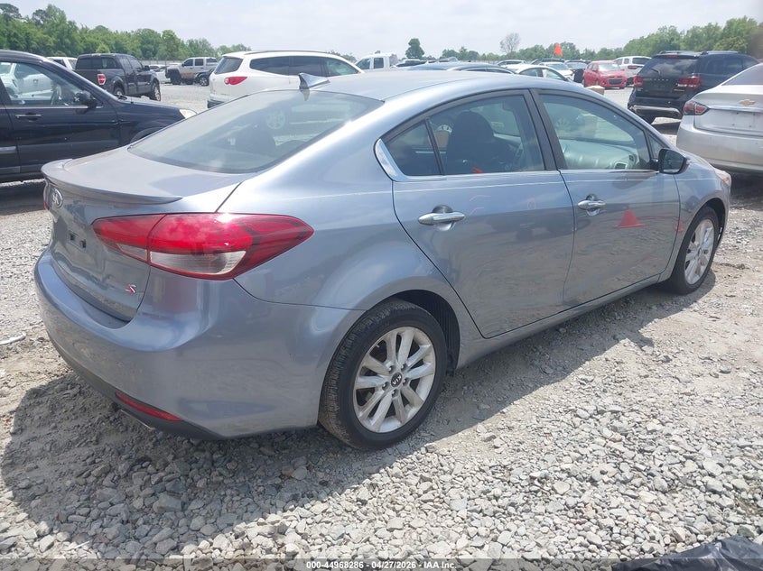 Vin: 3kpfl4a70he114944, lot: 45465707, kia forte s 20174