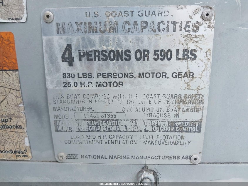 1999 OTHER SEA NYMPH OTHER SEA NYMPH N/A