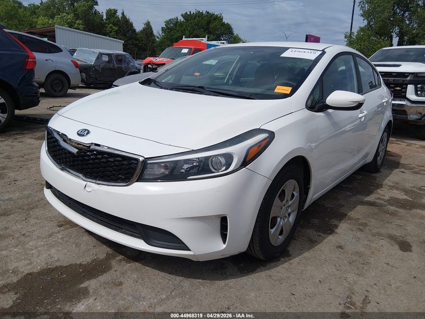 Vin: 3kpfk4a71he037830, lot: 45465740, kia forte lx 20172