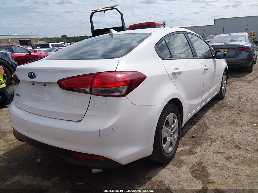 Vin: 3kpfk4a71he037830, lot: 45465740, kia forte lx 20174