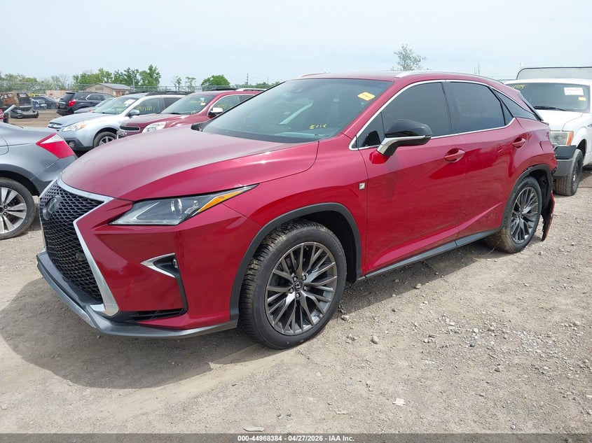 Vin: 2t2bzmca6hc114866, lot: 45465805, lexus rx 350 f sport 20172