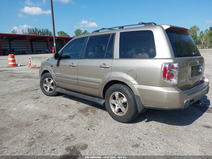 HONDA PILOT 2006 VIN 5FNYF28776B047695