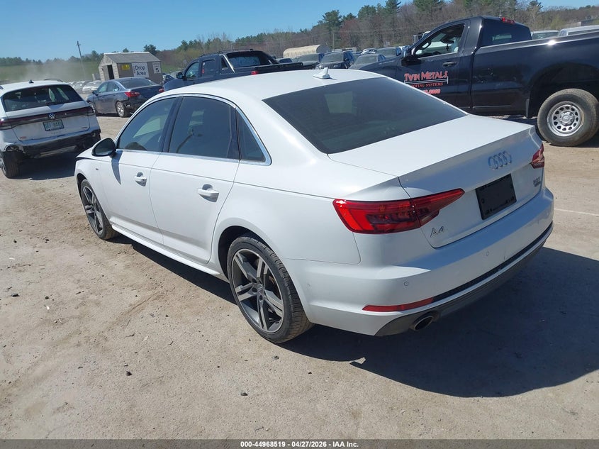 Vin: wauenaf46hn028744, lot: 45465940, audi a4 2.0t premium 20173