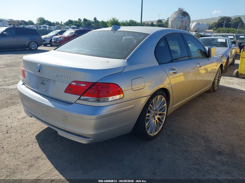 2007 BMW 750I auction photo 4