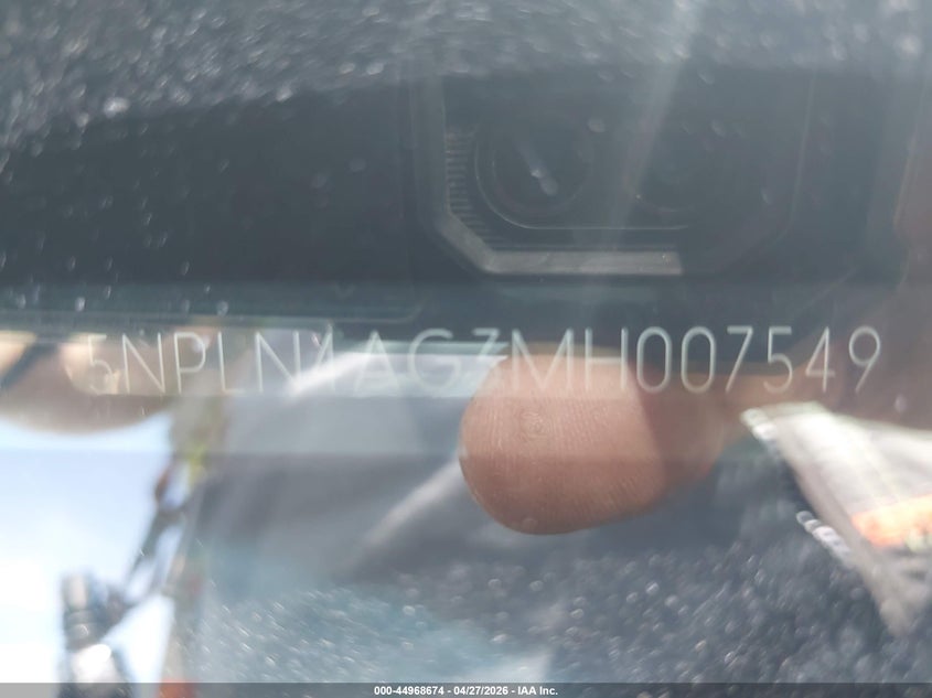 VIN 5NPLN4AG3MH007549 2021 HYUNDAI ELANTRA SEL