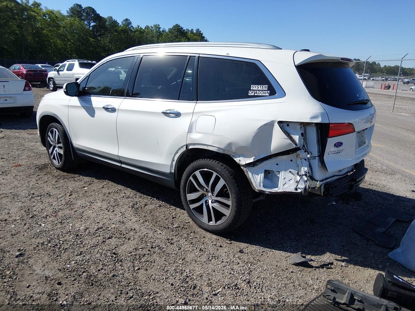 Vin: 5fnyf6h04hb062913, lot: 45466098, honda pilot elite 20173