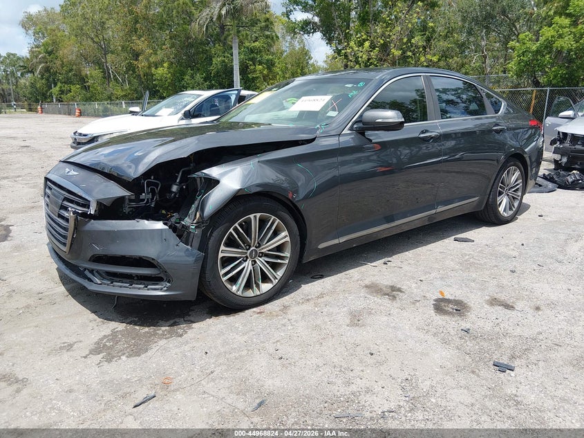 Vin: kmtfn4jexku314720, lot: 45466246, genesis g80 3.8 20192