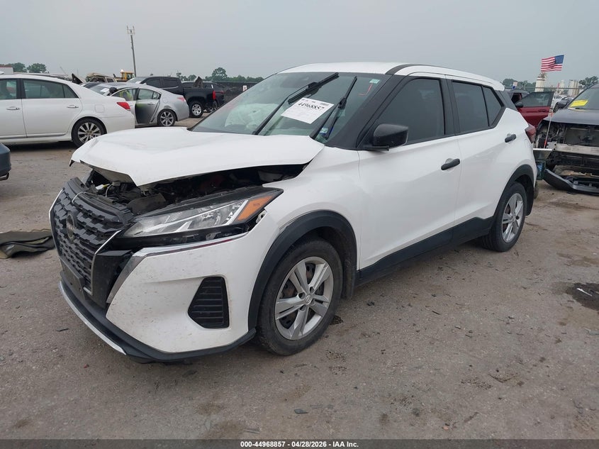 2022 Nissan Kicks S Xtronic Cvt 3N1CP5BV2NL498777 photo 1