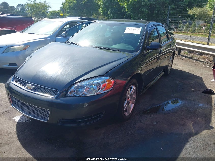 2012 Chevrolet Impala 3.6 Lt black Lot 111044968938 Vin 2G1WB5E3XC1213558