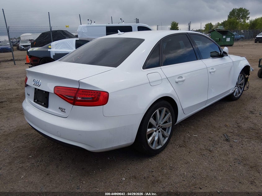 Vin: wauffafl7dn024933, lot: 45466464, audi a4 2.0t premium 20134