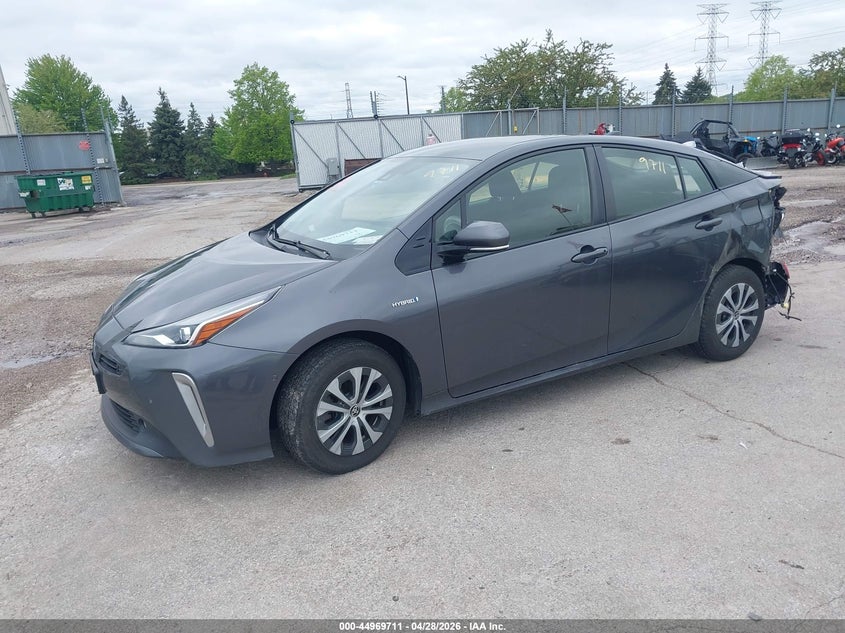 2019 Toyota Prius Le JTDL9RFU3K3007141 photo 1