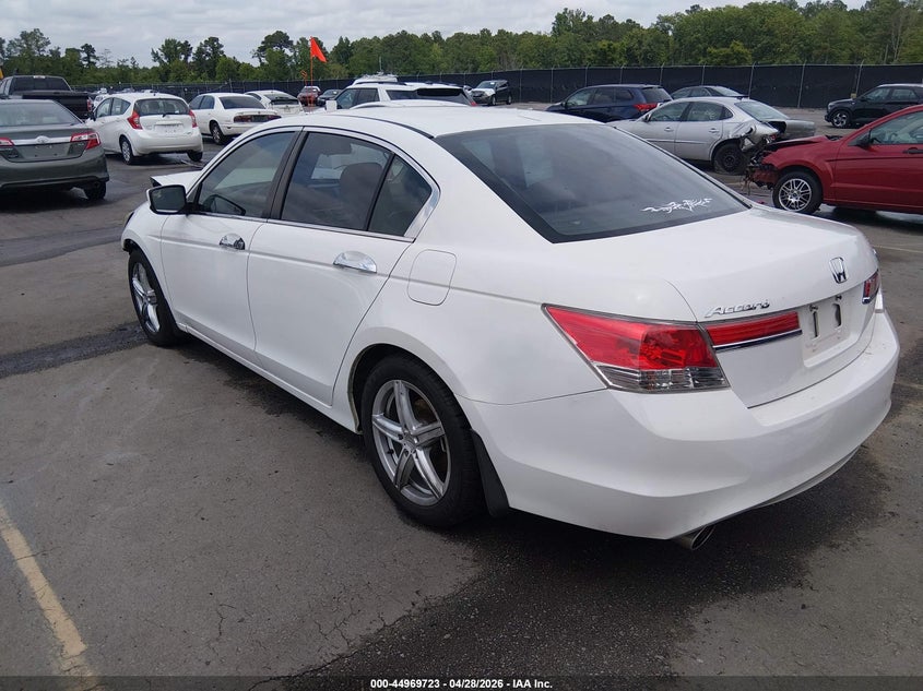 2012 Honda Accord 3.5 3.5 Ex-l White Lot 111044969723 Vin 1HGCP3F86CA033141