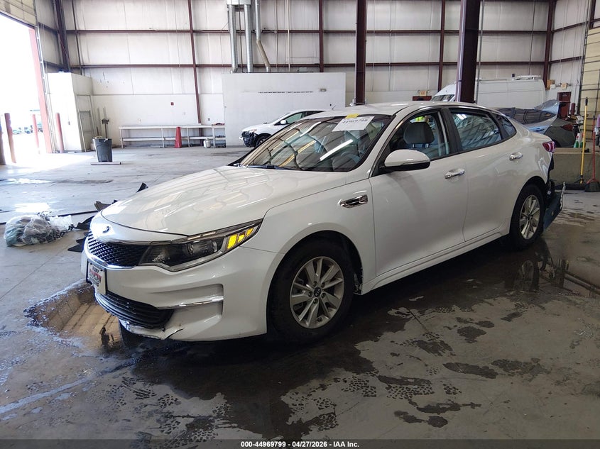Vin: 5xxgt4l31jg240094, lot: 45467220, kia optima lx 20182