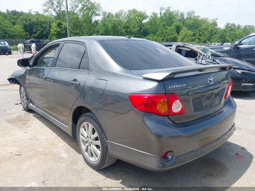 2010 Toyota Corolla 1.8 S Grey Lot 111044969886 Vin 2T1BU4EE2AC504372