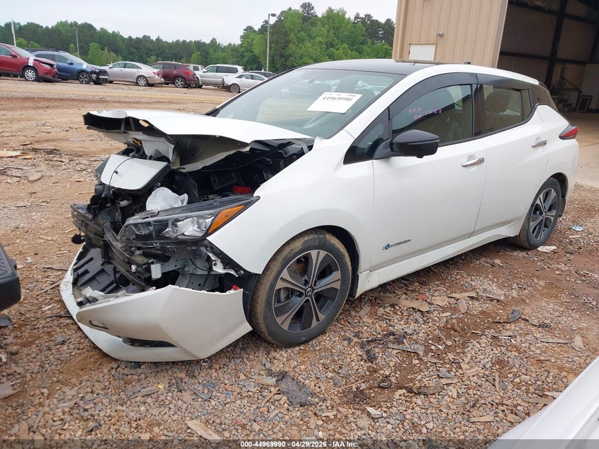 Vin: 1n4az1cp7kc303311, lot: 45467411, nissan leaf sl 20192