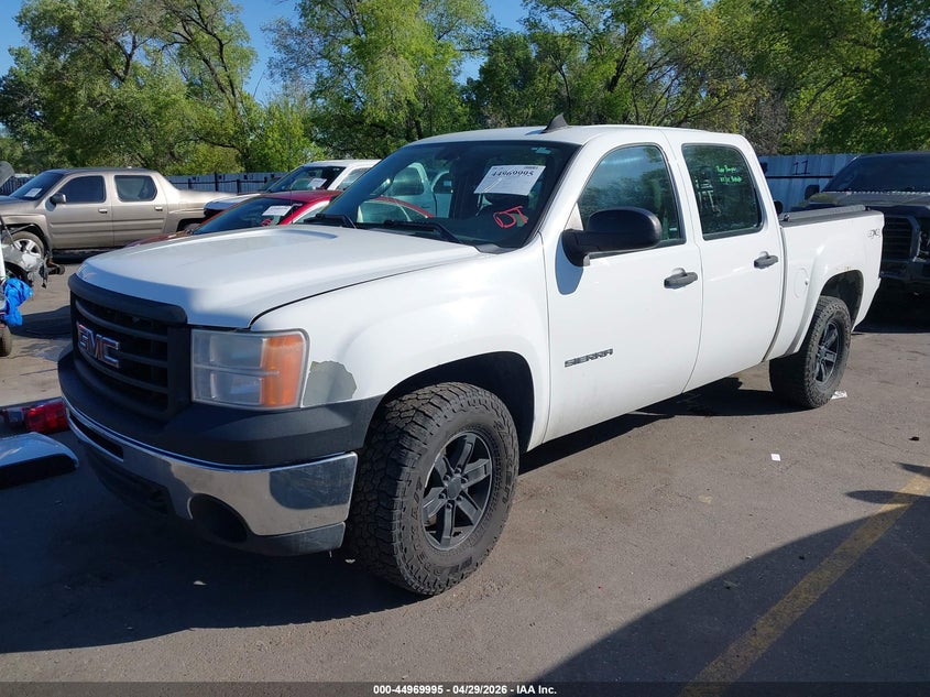 2012 Gmc SIERRA 4.8 Work Truck White Lot 111044969995 Vin 3GTP2TEAXCG296544