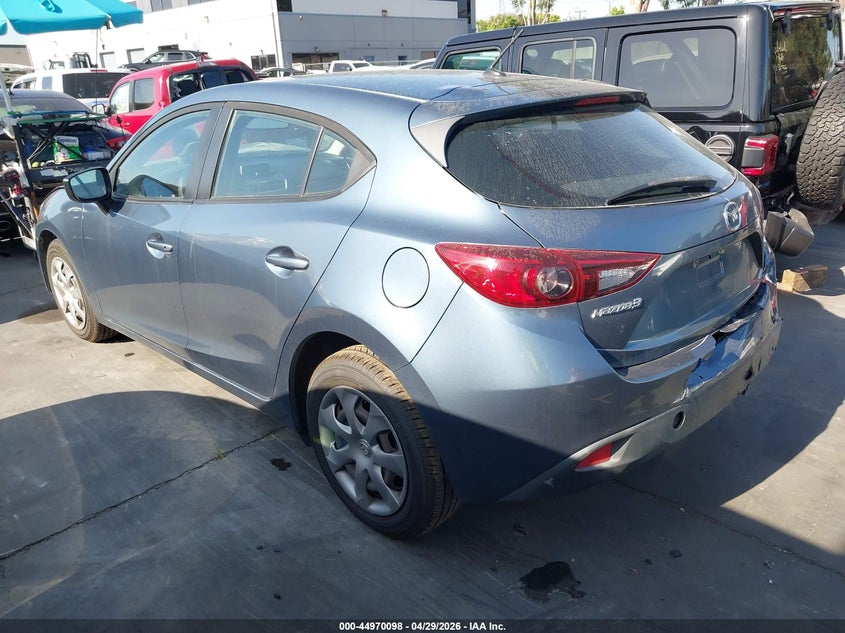 Vin: jm1bm1k70e1200648, lot: 45467519, mazda mazda3 i sport 20143