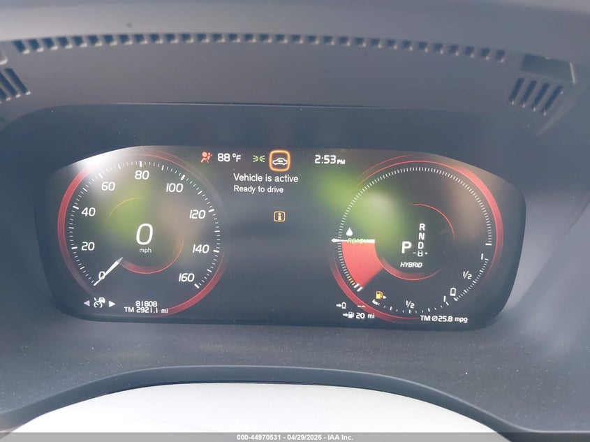 2020 VOLVO XC60 HYBRID auction photo 7