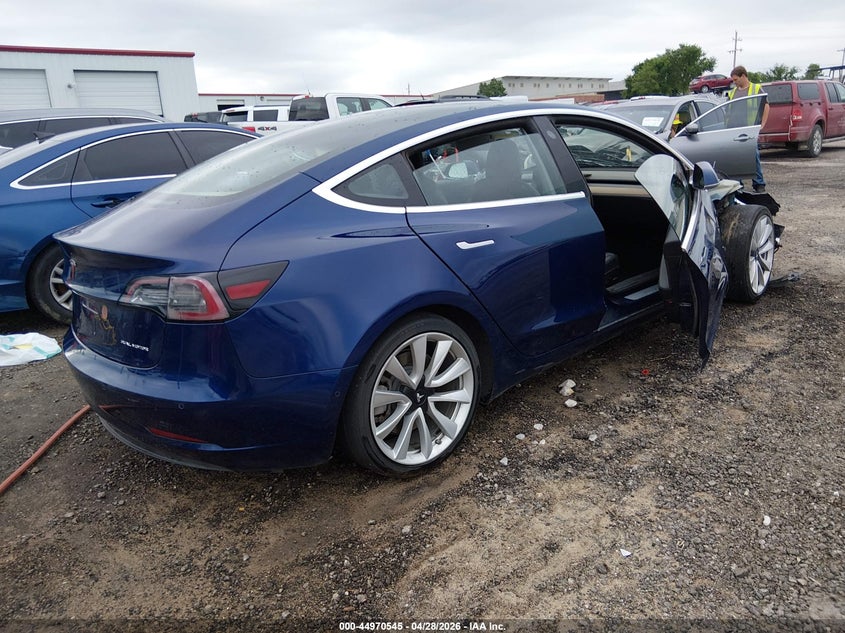 Vin: 5yj3e1eb0jf088520, lot: 45467966, tesla model 3 long range/performance 20184