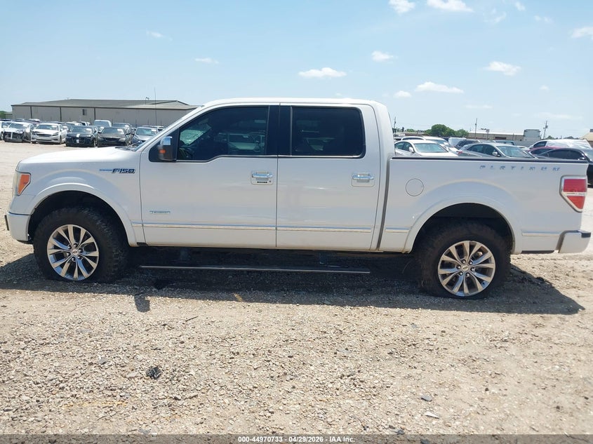 2012 Ford F-150 3.5 Platinum white Lot 111044970733 Vin 1FTFW1ET9CFB79769