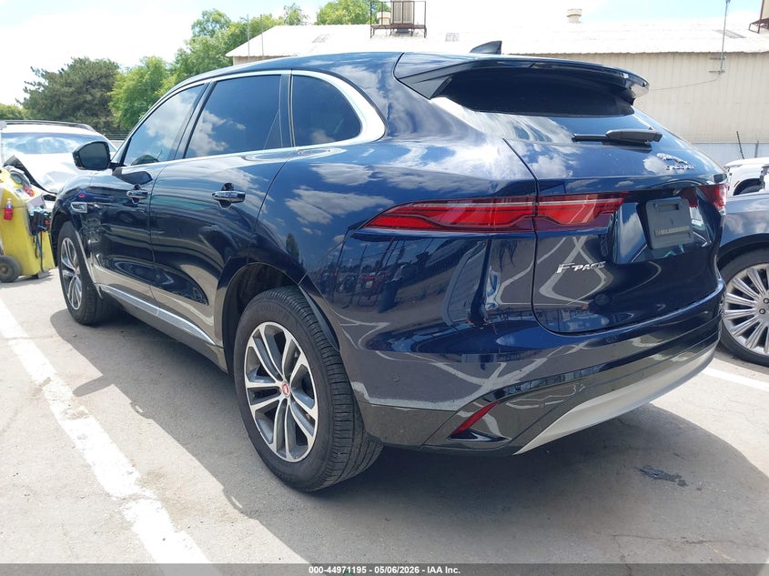 Vin: sadcj2ex2ma674456, lot: 45468616, jaguar f-pace s p250 awd automatic 20213