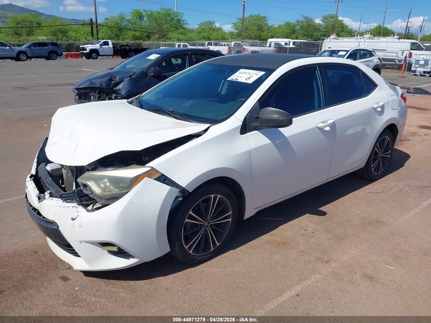 2016 Toyota Corolla Le 5YFBURHE3GP375298 photo 1