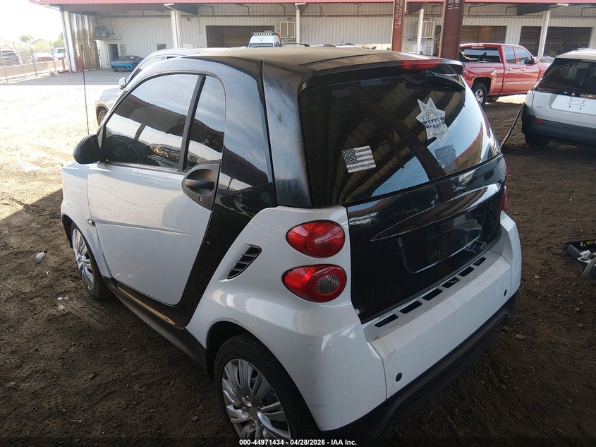 Vin: wmeej3ba5dk607159, lot: 45468855, smart fortwo pure 20133