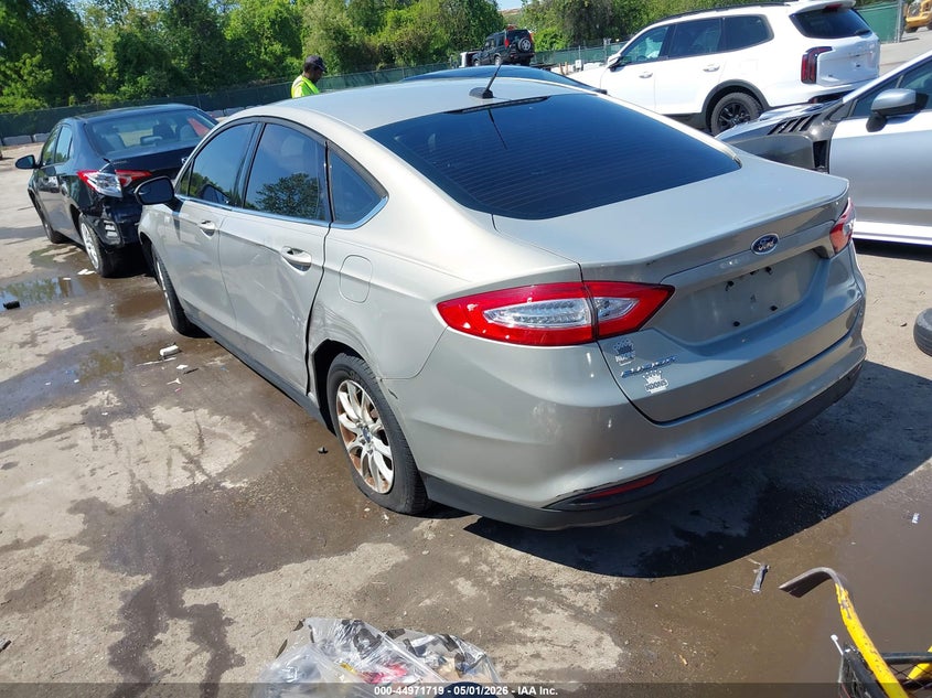 Vin: 3fa6p0g78gr163648, lot: 45469142, ford fusion s 20163