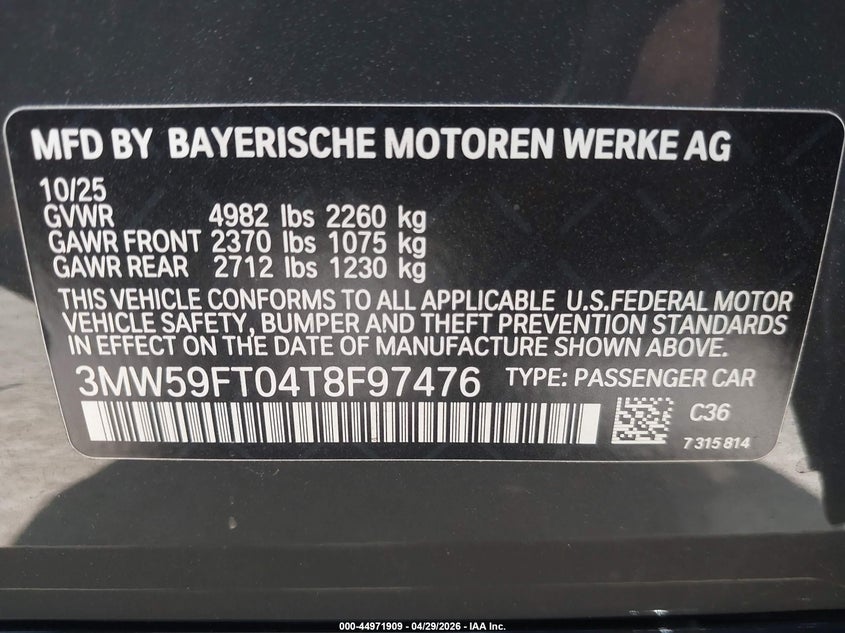 2026 BMW M340I NA — Photo 9