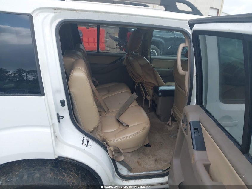 2011 Nissan Pathfinder 4.0 S White Lot 111044972292 Vin 5N1AR1NN5BC617587
