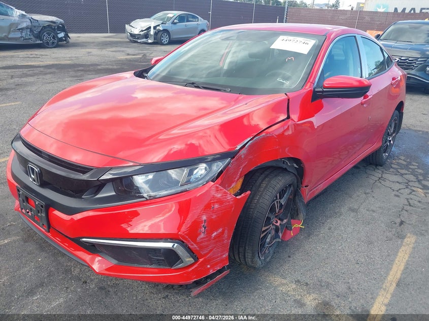 2020 Honda Civic Lx 2HGFC2F64LH595106 photo 1