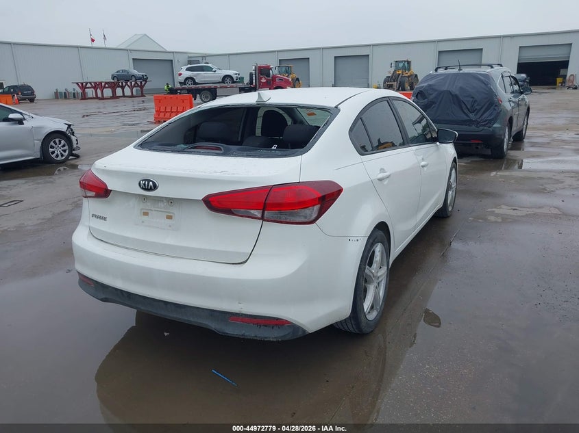 Vin: 3kpfk4a75he072564, lot: 45470202, kia forte lx 20174