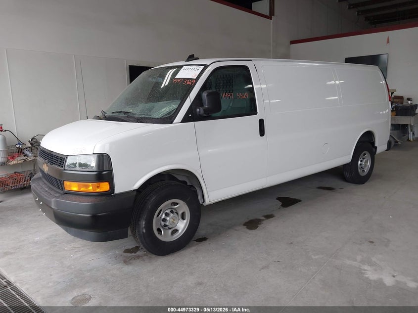 Vin: 1gcwgbfp5r1285548, lot: 45470750, chevrolet express cargo rwd 2500 extended wheelbase wt 20242