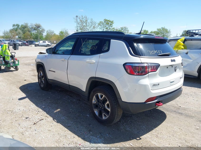 Vin: 3c4njddb6jt451637, lot: 45470862, jeep compass trailhawk 4x4 20183