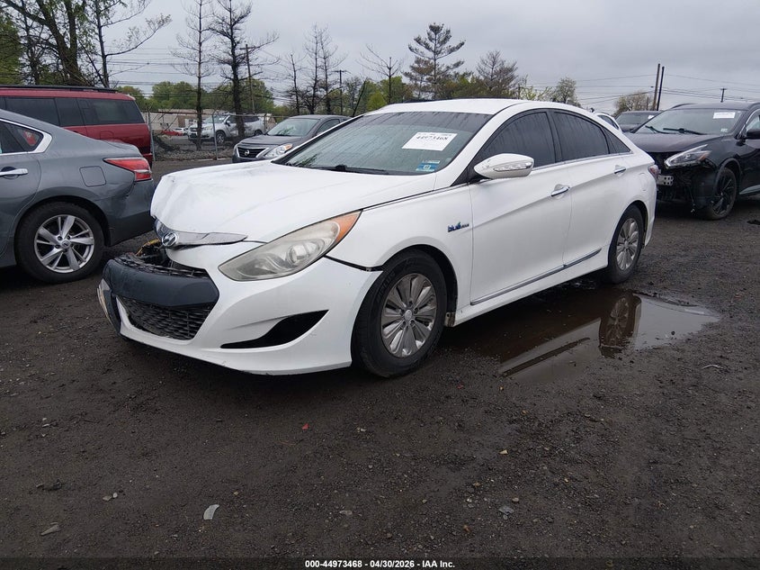 2013 Hyundai Sonata Hybrid Limited KMHEC4A4XDA092218 photo 1