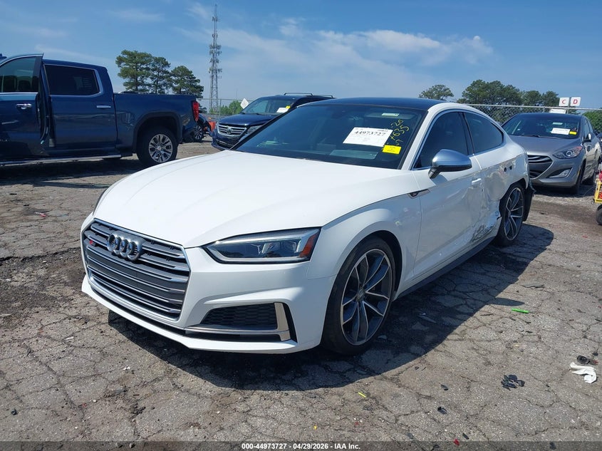 Vin: waua4cf58ka057635, lot: 45471150, audi s5 3.0t premium 20192
