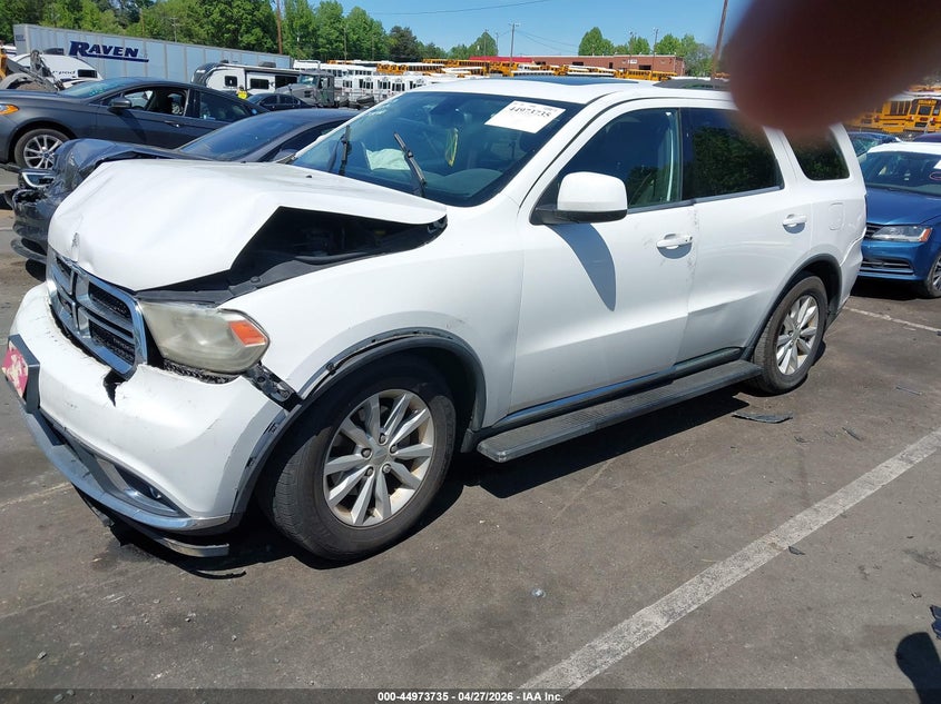 Vin: 1c4rdhag2ec344098, lot: 45471157, dodge durango sxt 20142