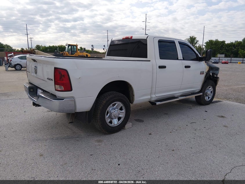 3C6TD5CTXCG318106 2012 Ram 2500 5.7 Ram St white
