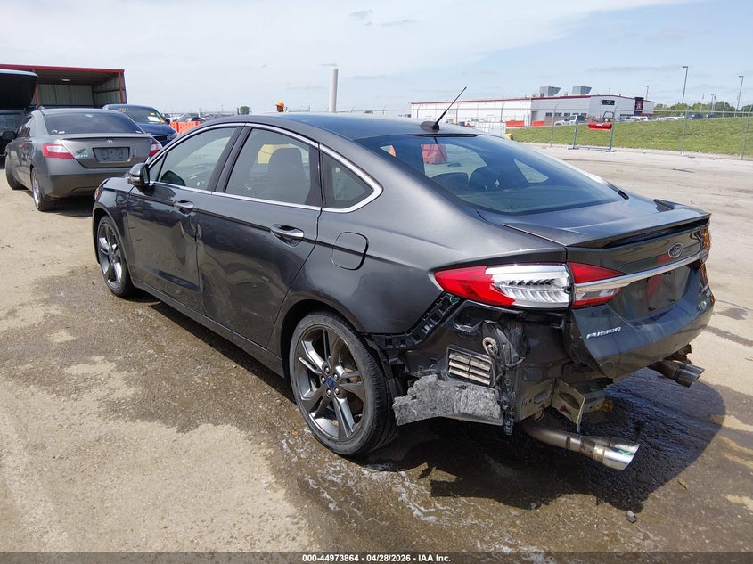 2017 FORD FUSION SEDAN 2.7L V-6 DI, DOHC, VVT, TURBO, 325HP