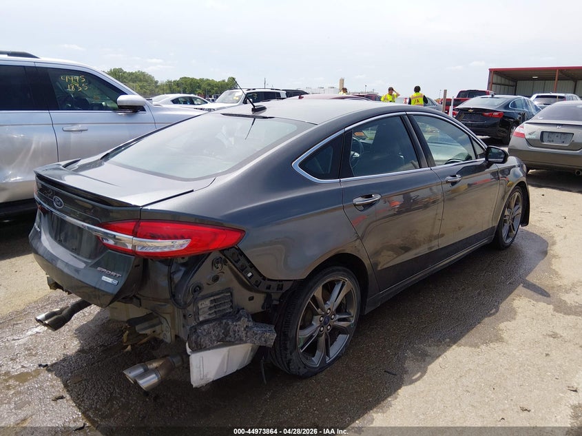 2017 FORD FUSION SEDAN 2.7L V-6 DI, DOHC, VVT, TURBO, 325HP