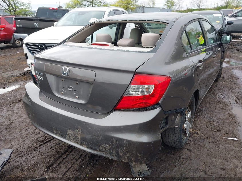 2012 HONDA CIVIC auction photo 4