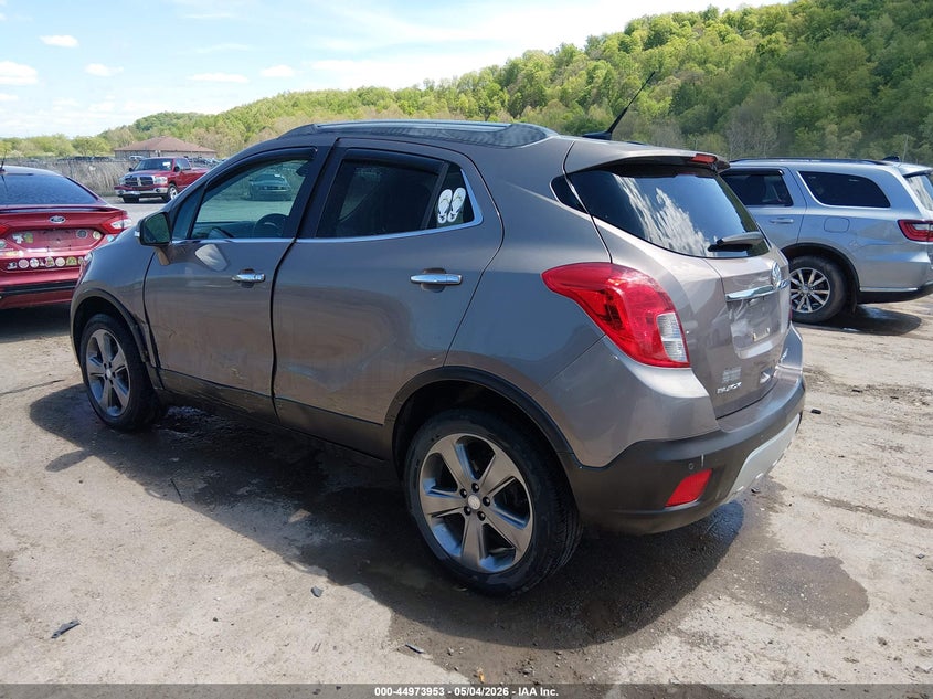 Vin: kl4cjhsb5eb705096, lot: 45471376, buick encore premium 20143