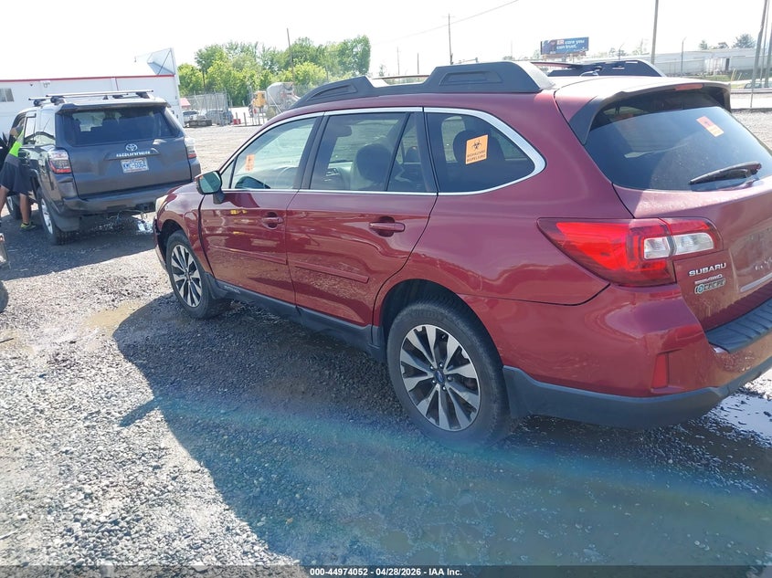 Vin: 4s4bsalc2f3200251, lot: 45471475, subaru outback 2.5i limited 20153