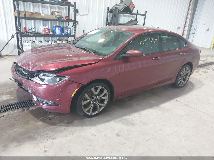 Vin: 1c3cccbb2fn529437, lot: 45471762, chrysler 200 s 20152