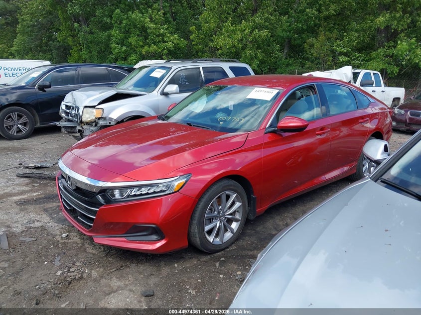 2022 Honda Accord Lx 1HGCV1F12NA007703 photo 1