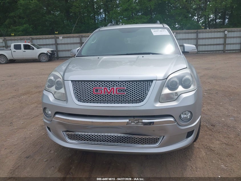 2012 Gmc Acadia 3.6 Denali silver Lot 111044974615 Vin 1GKKRTEDXCJ399840